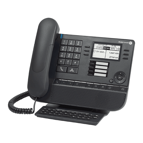 фото Телефон alcatel- lucent ent телефонный аппарат 8028s ww premium deskphone moon grey, 2,8" 64x128 b w backlight display, wide band corded confort handset, 4 programmable keys with led paper label, alphabetic keyboard, jack 3,5 mm 4 poles, usb, 101001000