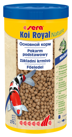 Корм для кои Sera Koi Royal Medium Nature, от 12 до 25 см, 1 л, 270 гр