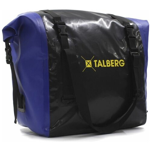 Гермосумка с широким входом Talberg Hunt Dry Bag PVC 90, TLG-041, черный/василек