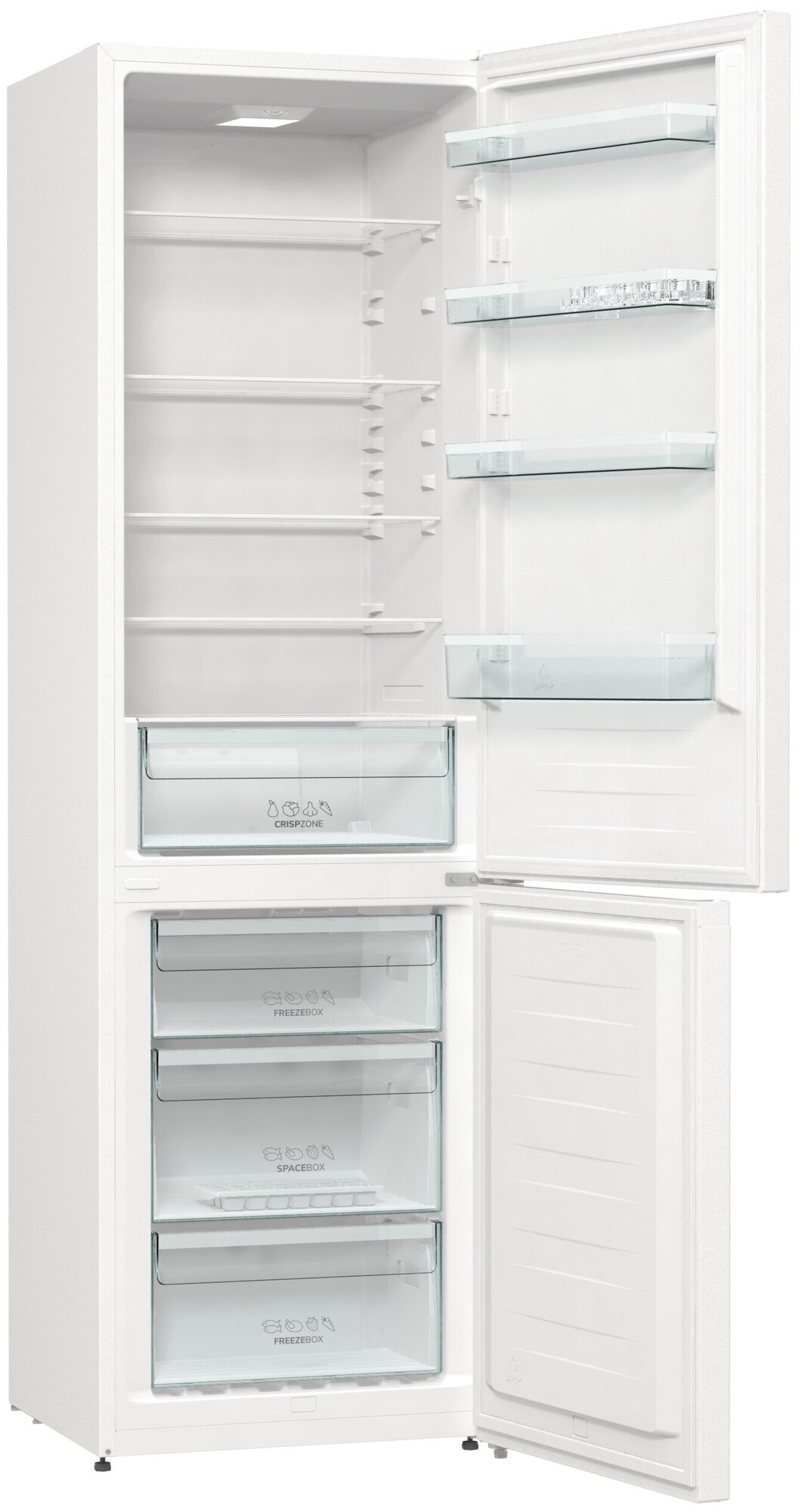 Холодильник GORENJE , двухкамерный, серебристый металлик - фото №4