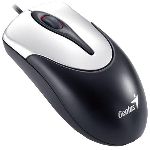 Мышь проводная GENIUS NetScroll 100 V2 USB 2 кнопки 1 колесо- кнопка оптическая чёрно- серебристая 31010232100 116100₽