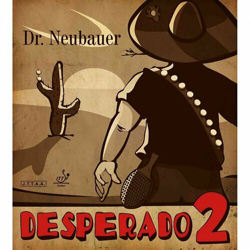 накладка для настольного тенниса dr neubauer desperado 2 red 0 6 Накладка Dr. Neubauer DESPERADO 2