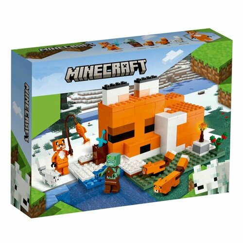 Конструктор Майнкрафт Лисья хижина Minecraft