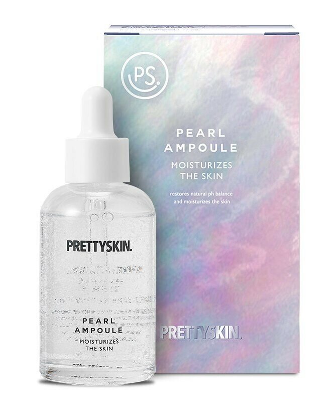 Ампульная разглаживающая сыворотка с экстрактом жемчуга Pretty Skin Pearl Ampoule Moisturizes The Skin (50 мл)