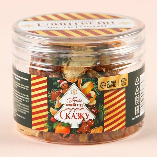 Фабрика счастья Смесь специй для приготовления глинтвейна «Пусть новый год подарит сказку» фруктовая, 50 г.