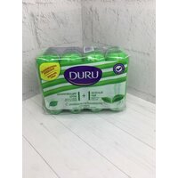 DURU Крем-мыло кусковое Soft sensations 1+1 Зелёный чай, 4 шт, 90 г