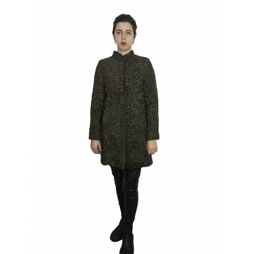 Шуба , размер 44, коричневый