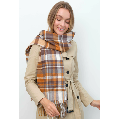 Палантин Frimis, 200х67 см, оранжевый