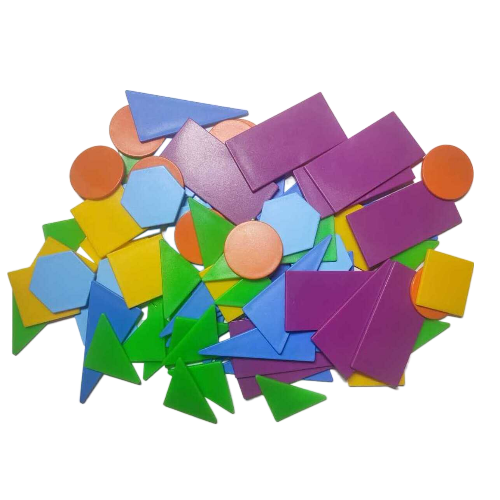 Набор Action для дошкольников и школьников - 75 геометрических фигур 107₽