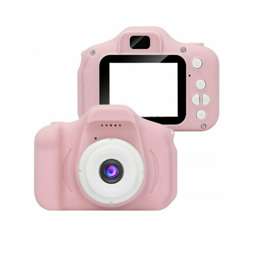 Фотоаппарат детский розовый Прорезиненное покрытие АКБ 400Mah 59900₽