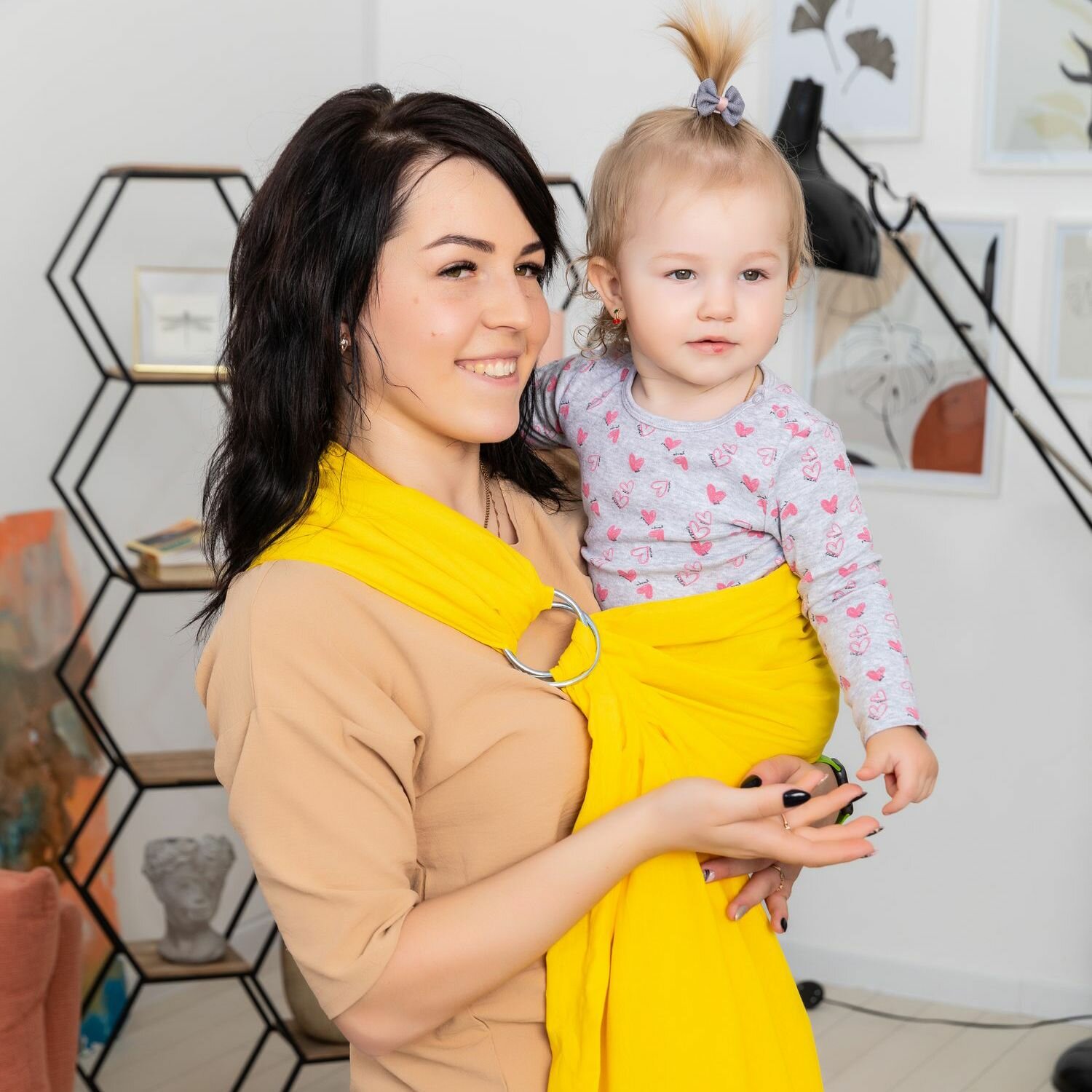 фото Слинг Чудо-Чадо с кольцами Брайт