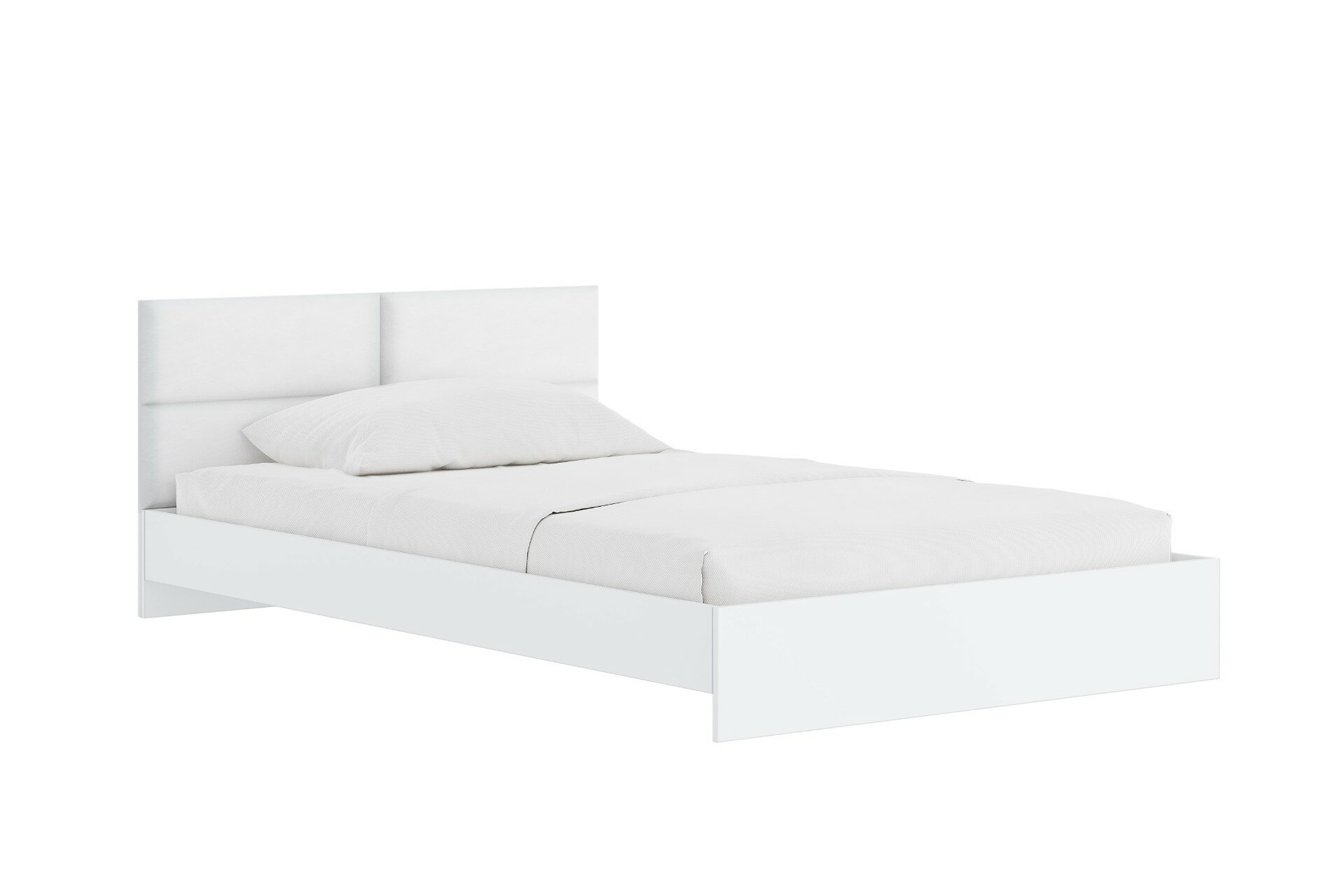 фото Кровать Лигия с мягким изголовьем