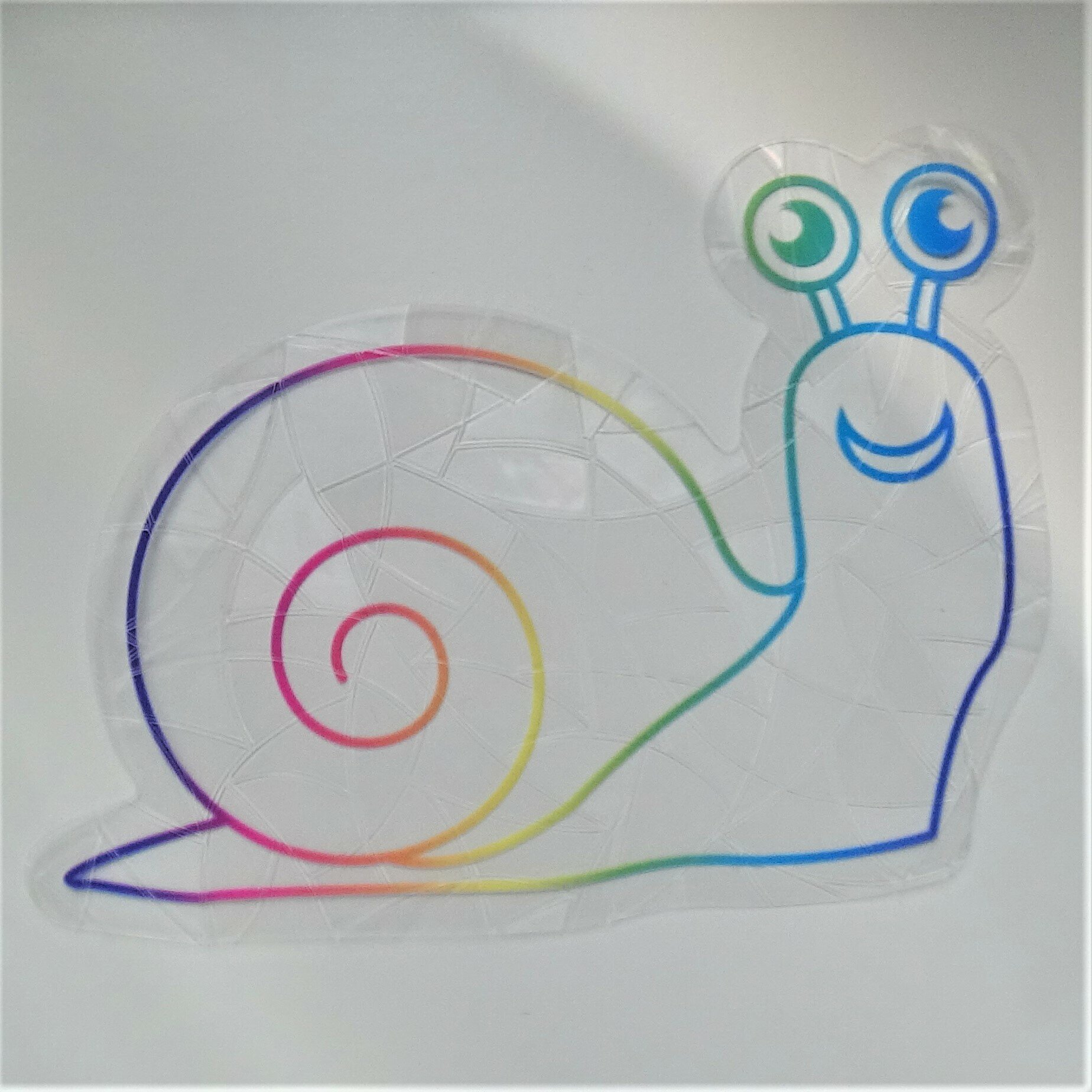 Наклейка на окно радуга / Призма радужная Rainbow / Ловец солнца (Улитка)