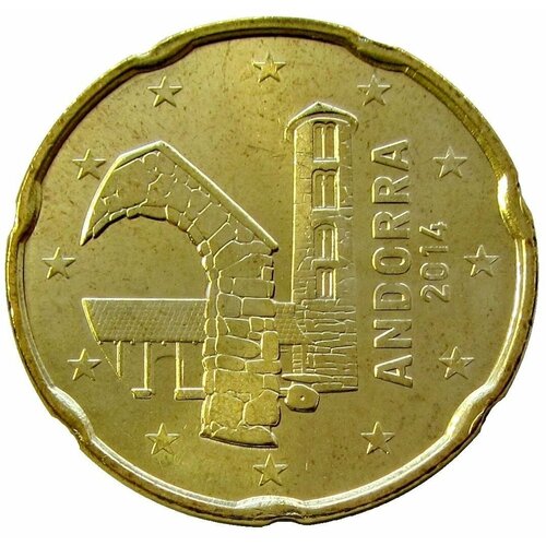 20 евро центов 2014 Андорра, UNC