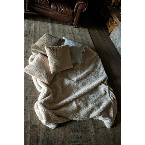 Плед покрывало 150*200см бежевый