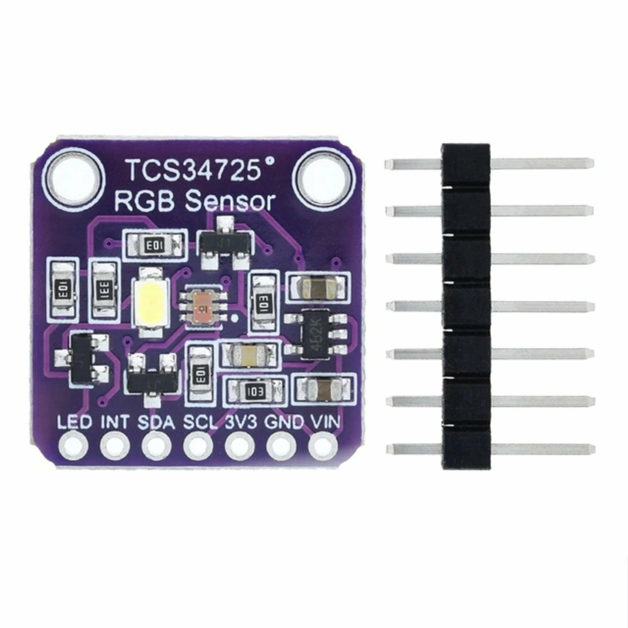 Модуль распознавания цвета TZT TCS34725 RGB