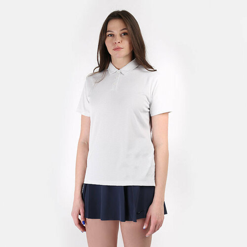 фото Поло nike dri-fit victory women's golf polo, размер l, белый