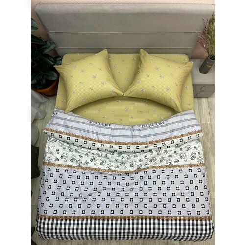 серый, желтый