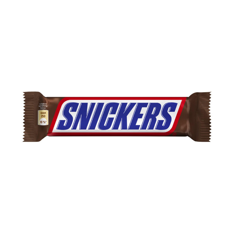 Шоколадный батончик Snickers 50,5г - фотография № 6
