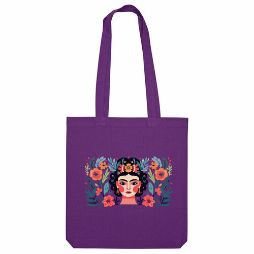 фото Сумка шоппер us basic, фиолетовый