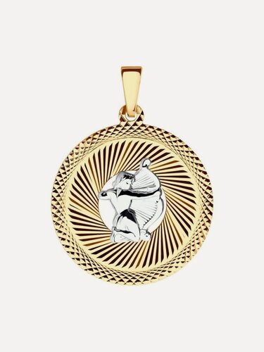 Изображение товара Подвеска, красное золото, 375 проба