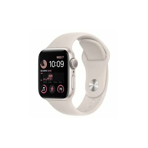 Умные часы Apple Watch Series SE Gen 2 (GPS), 40 мм, сияющая звезда умные часы apple watch series se gen 2 gps 40 мм сияющая звезда