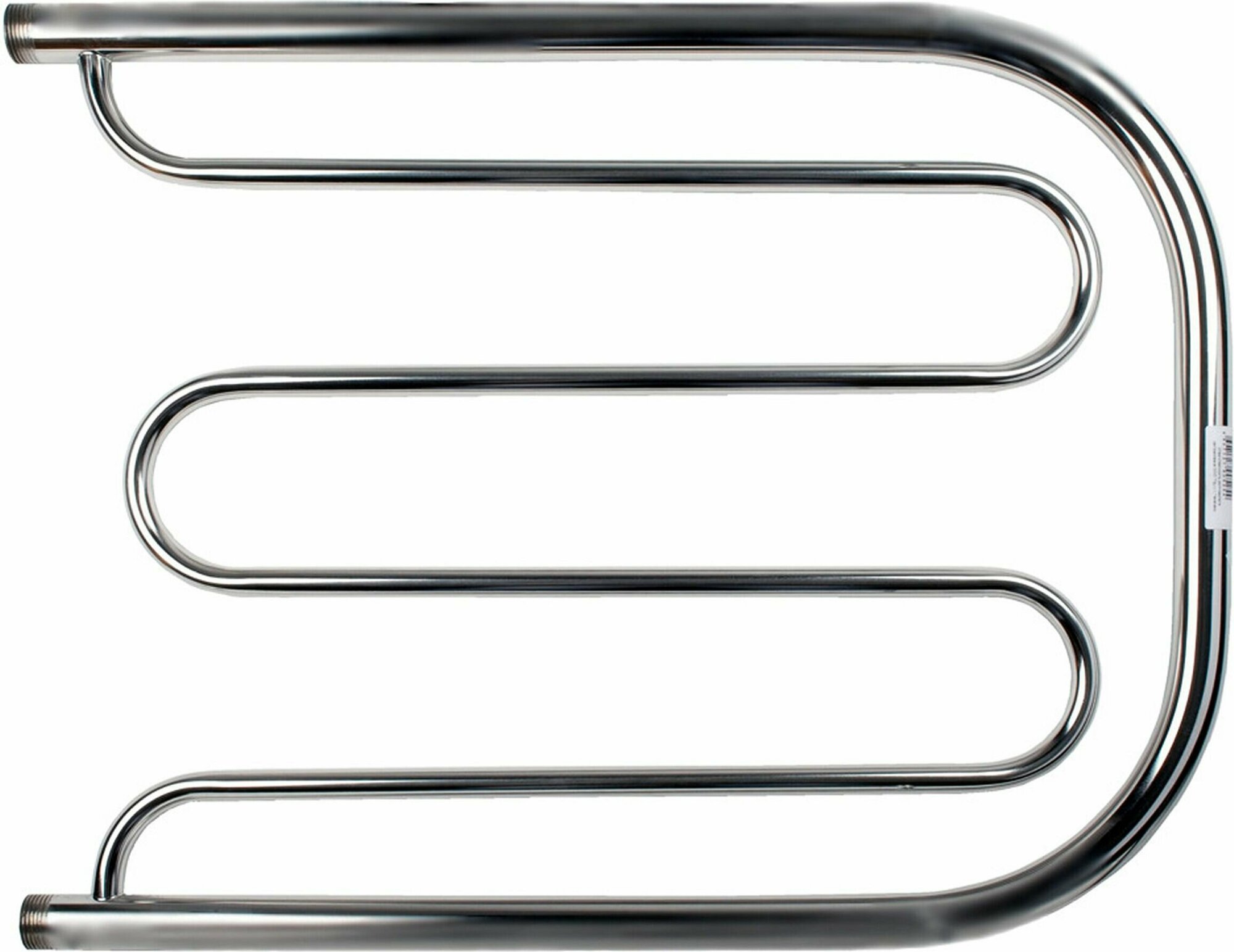 фото Полотенцесушитель водяной Арго МП нержавеющая сталь 600x550 мм