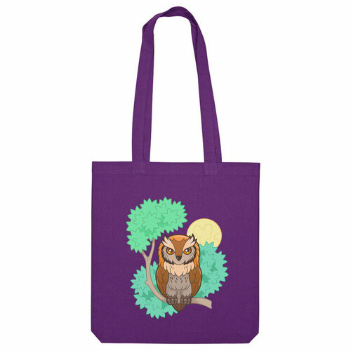 фото Сумка шоппер us basic, фиолетовый