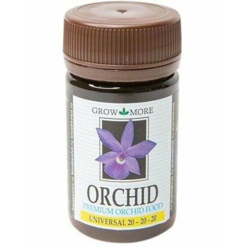 Удобрение Grow More Orchid Universal Formula 20-20-20, подкормка для орхидей, 25 г