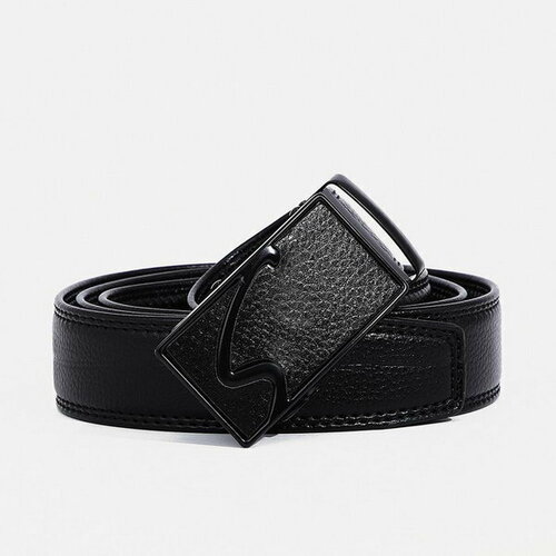 фото Ремень сима-ленд, размер 140, черный сима-лэнд