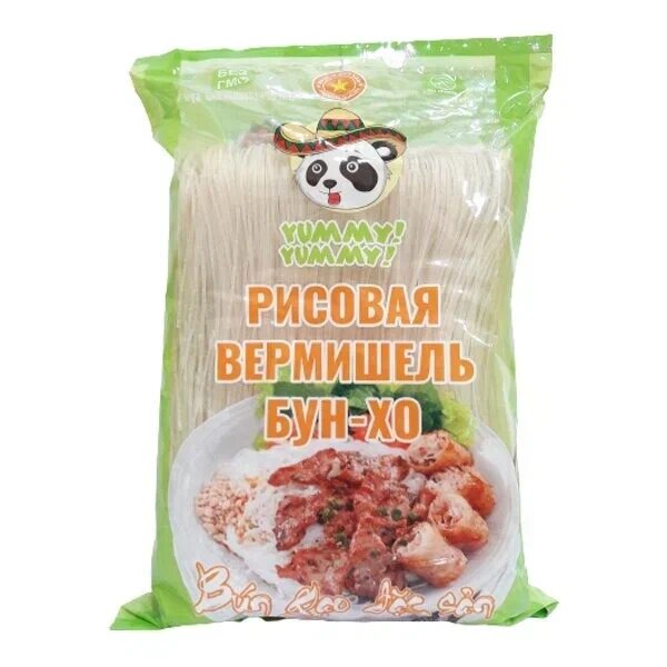 Вермишель рисовая Bun Yummy-yummy, пачка 500 г - фотография № 2