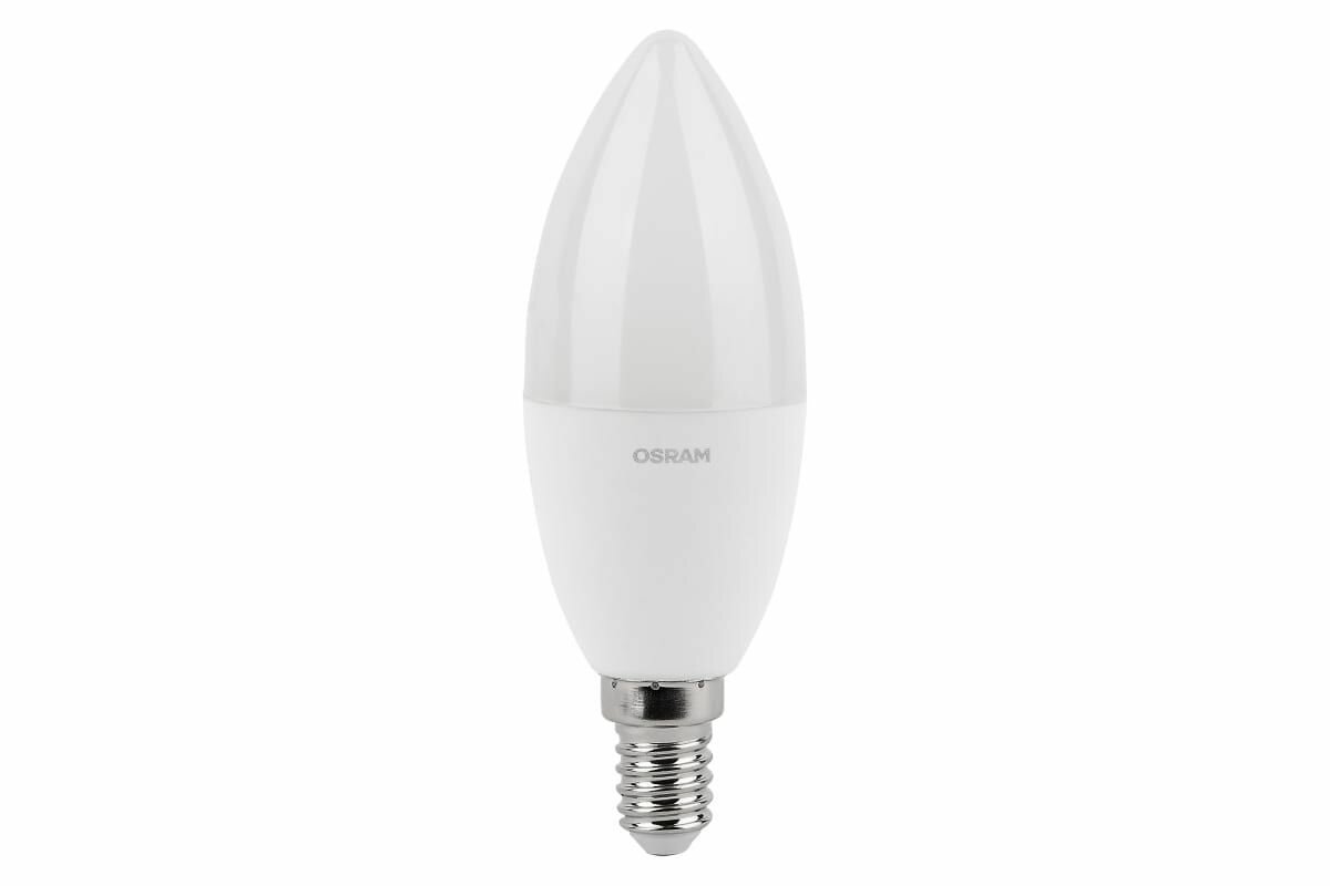 Лампочка светодиодная OSRAM LED Value Е14 6500К B свеча 10Вт 800Лм 4058075579262