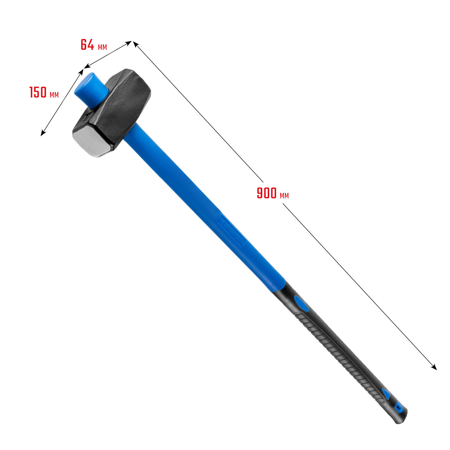Сибин 4 кг кувалда с фиберглассовой удлинённой рукояткой Сибин 4 кг кувалда с фиберглассовой удлинён . - фотография № 10