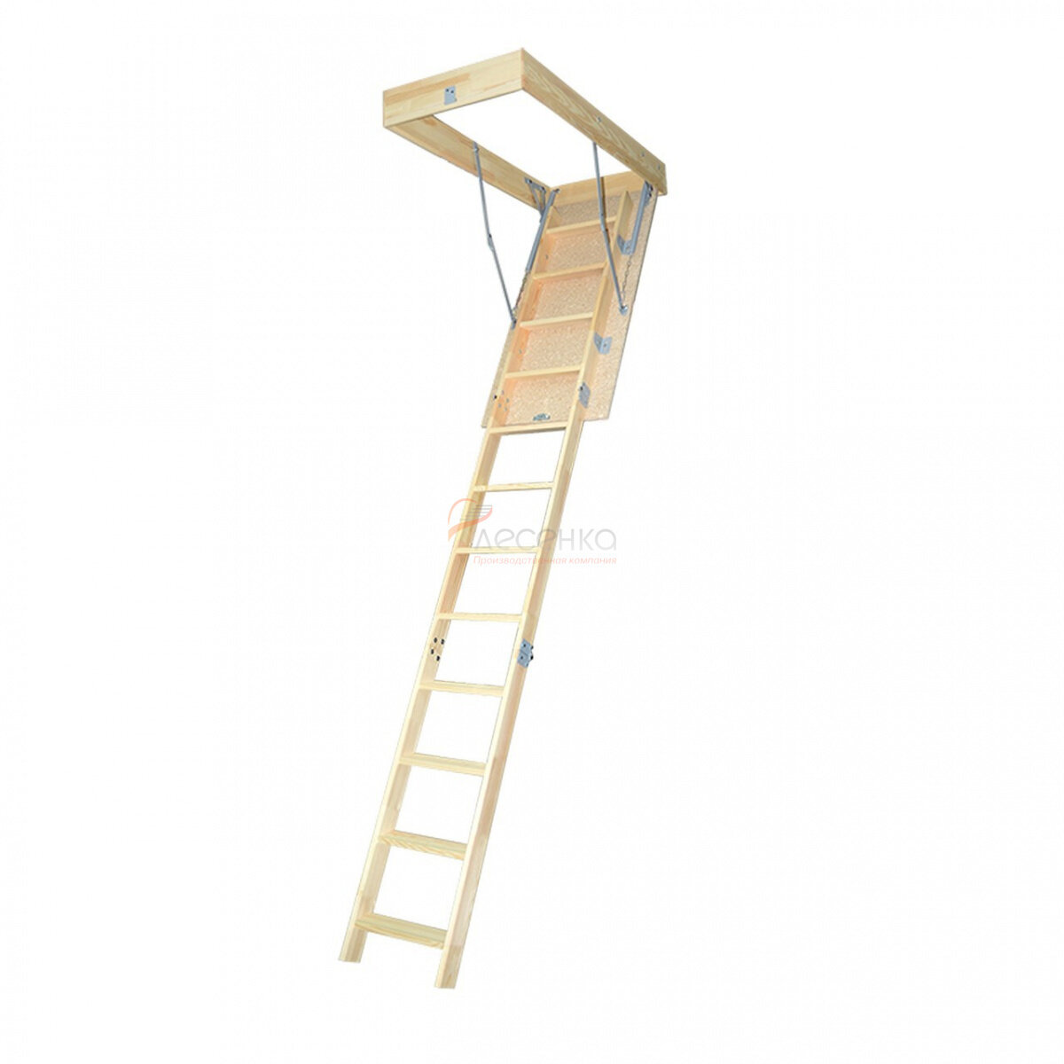 фото Деревянная чердачная лестница ЧЛ-14 600х1200