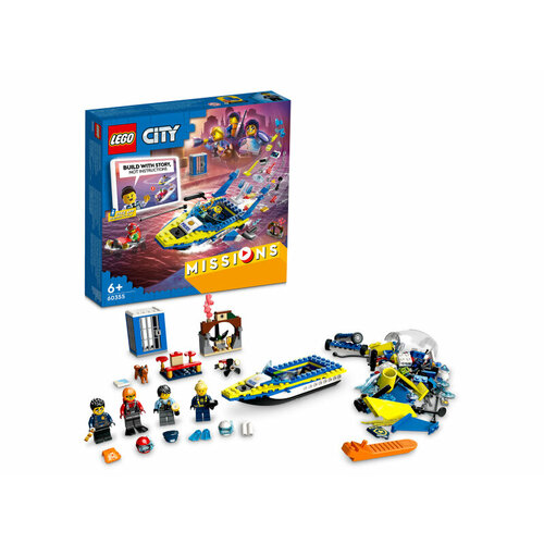 Конструктор LEGO® City 60355 Детективные миссии водной полиции