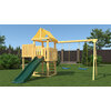 Детская деревянная игровая площадка CustWood Junior J4 безопасный и комфортный игровой спортивный комплекс - изображение