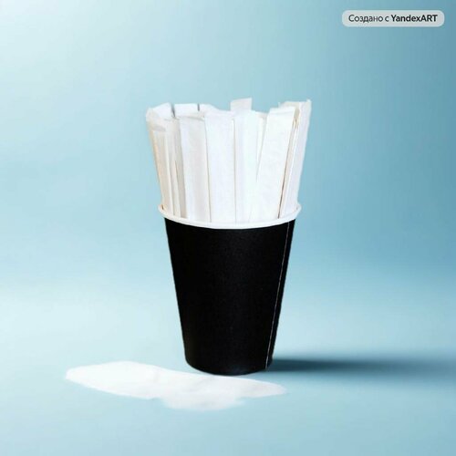 Зубочистки из дерева 200 штук в индивидуальной упаковке.