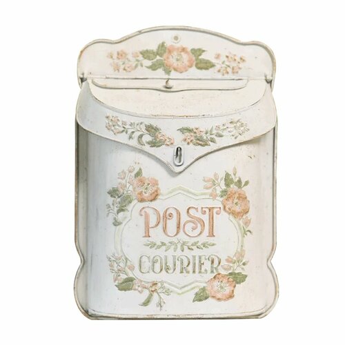 Металлический винтажный почтовый ящик Белый 4393₽