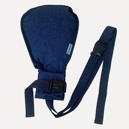 Изображение товара Фиксирующая варежка Альцфикс Джинс для людей с деменцией, хлопок