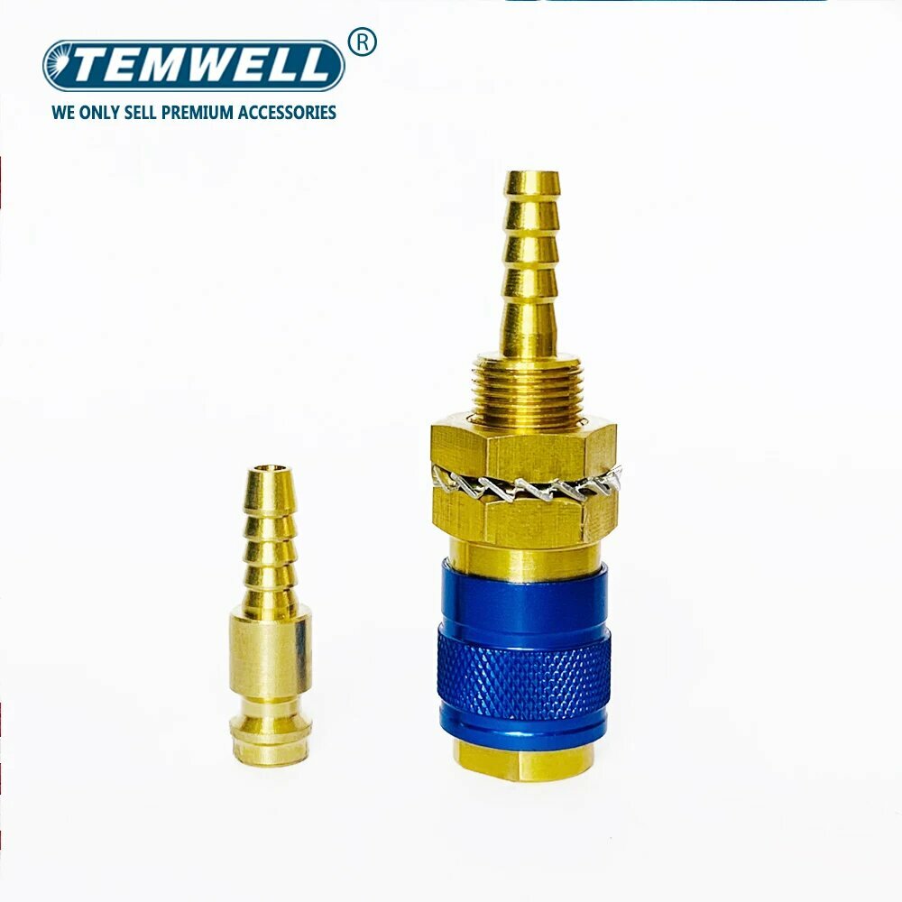 Газовые Горелки TEMWELL Быстроразъемный газовый адаптер с водяным охлаждением для сварочной горелки