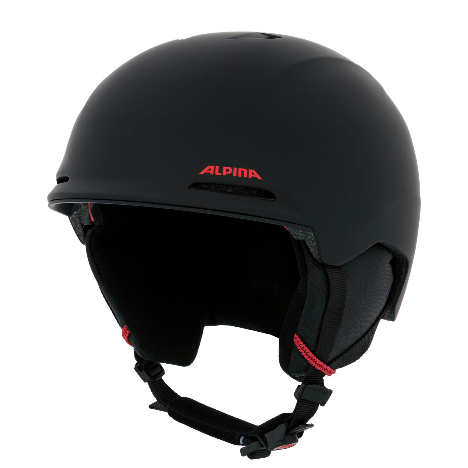 Шлем ALPINA Parot Black-Red Matt (см:51-55)