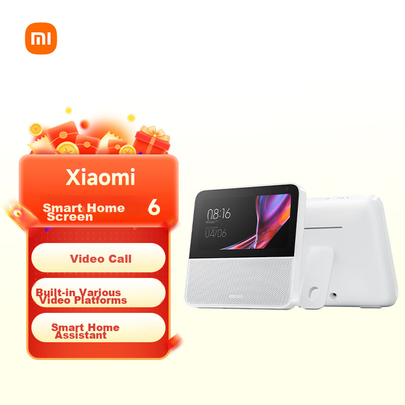 Портативная колонка MI Xiao Al Smart Home Screen 6, дисплей 6 дюймов, черный
