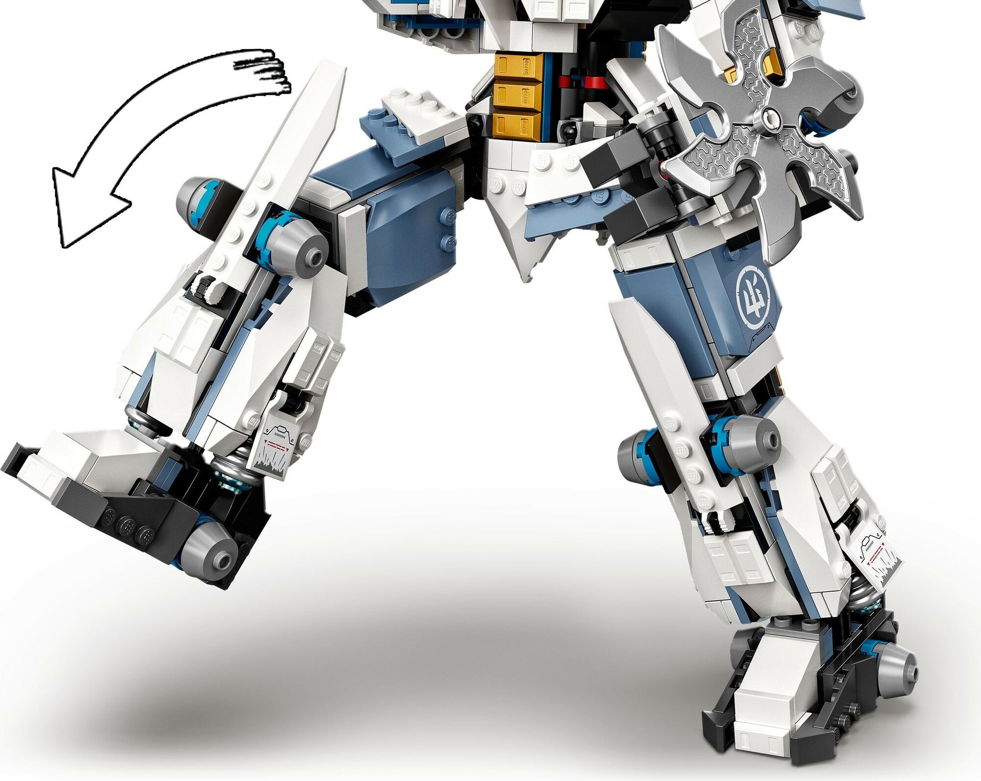 Конструктор LEGO Ninjago 71738 Битва с роботом Зейна — фото 1