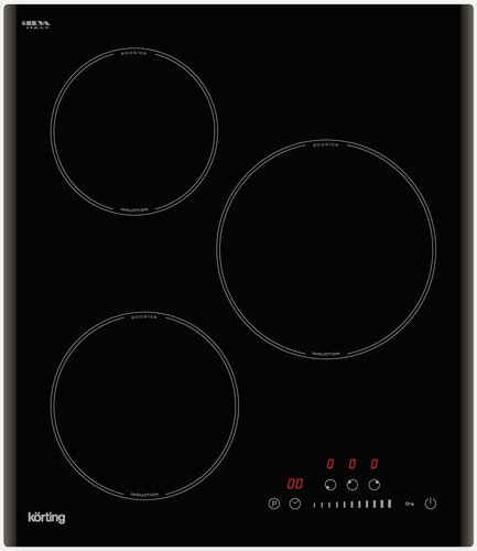 Изображение товара Индукционная варочная панель KORTING HI 43053 B, стеклокерамика, черный