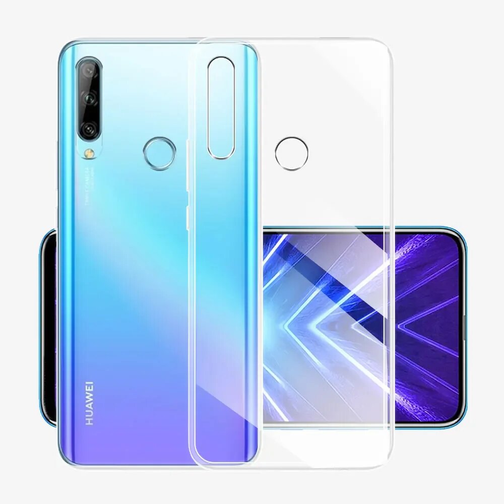 Прозрачный силиконовый чехол для Huawei Honor 9X, мягкий чехол для телефона из ТПУ для Honor 9X, чехол для Honor 9X, прозрачный чехол, Clear, For Honor 9X STK LX1 — фото 1