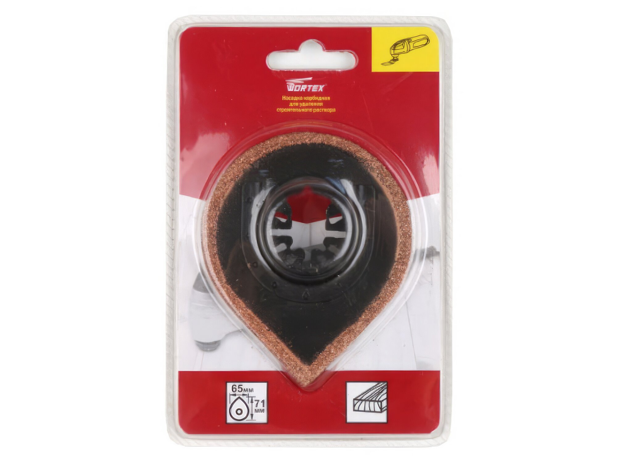 Насадка карбидная для реноватора 65х71 мм WORTEX (SB03C657118)