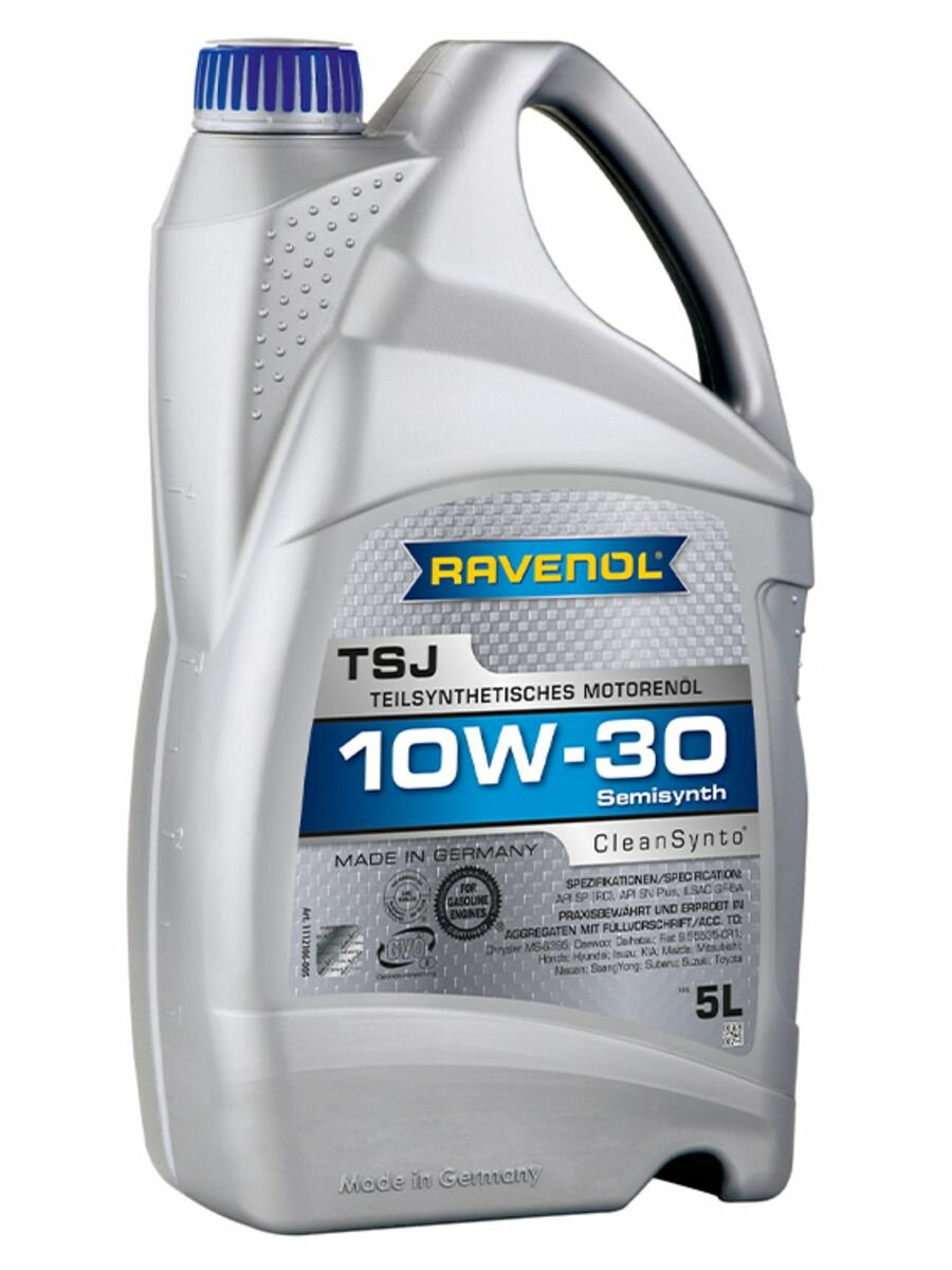 Моторное масло RAVENOL TSJ 10W-30 5 л.