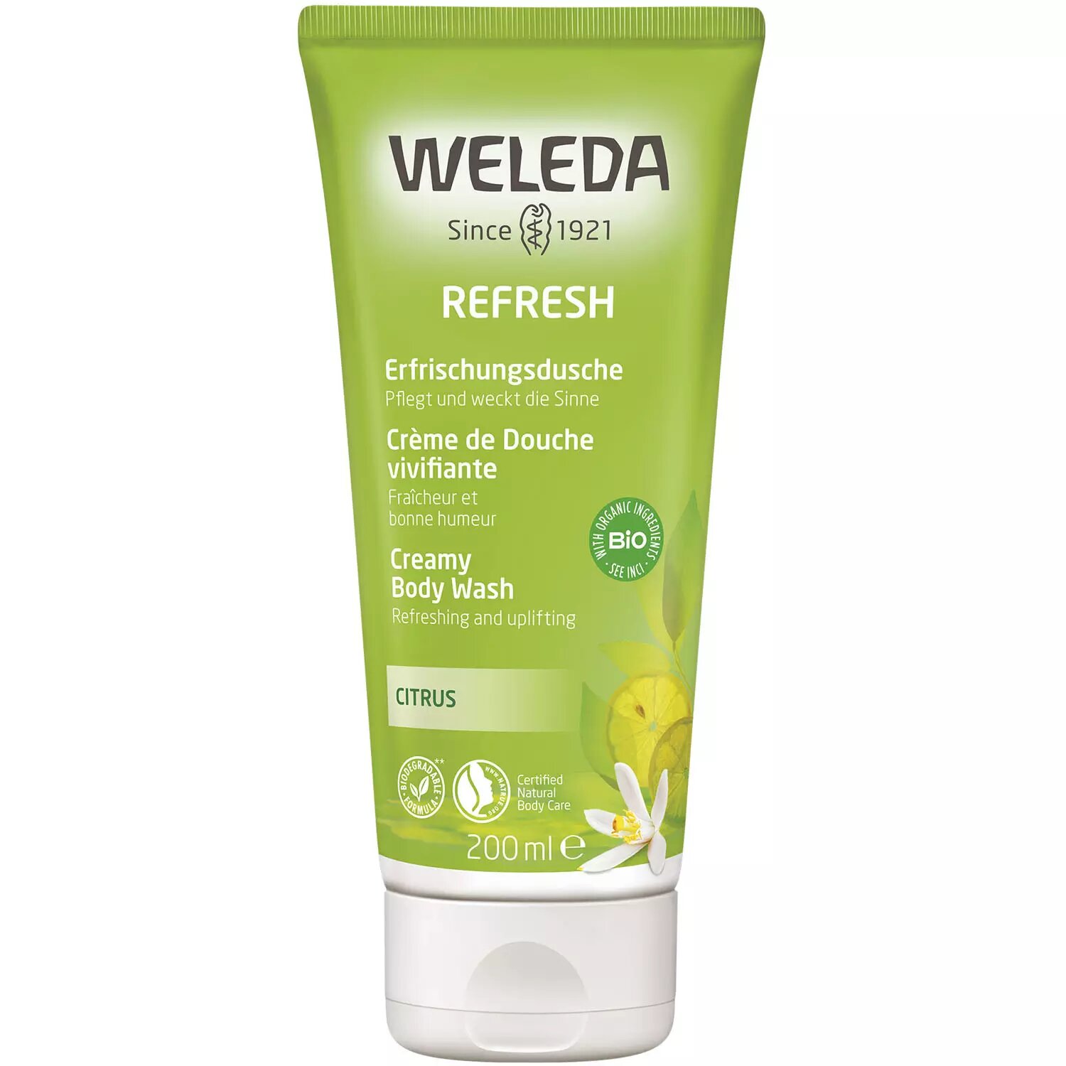 Гель WELEDA Цитрусовый освежающий для душа 200 мл
