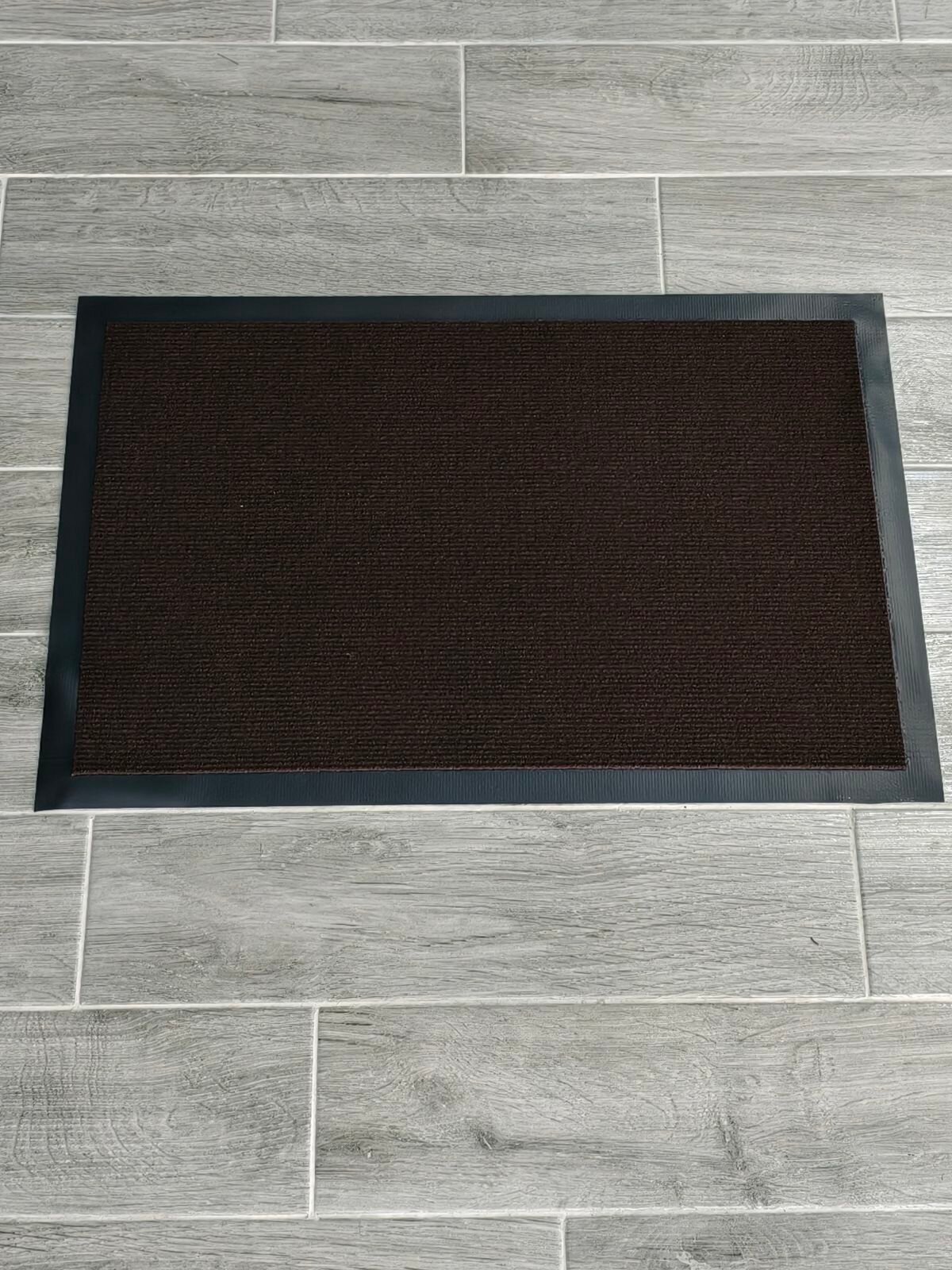 Коврик придверный 40х60 степ входной коричневый — фото 1