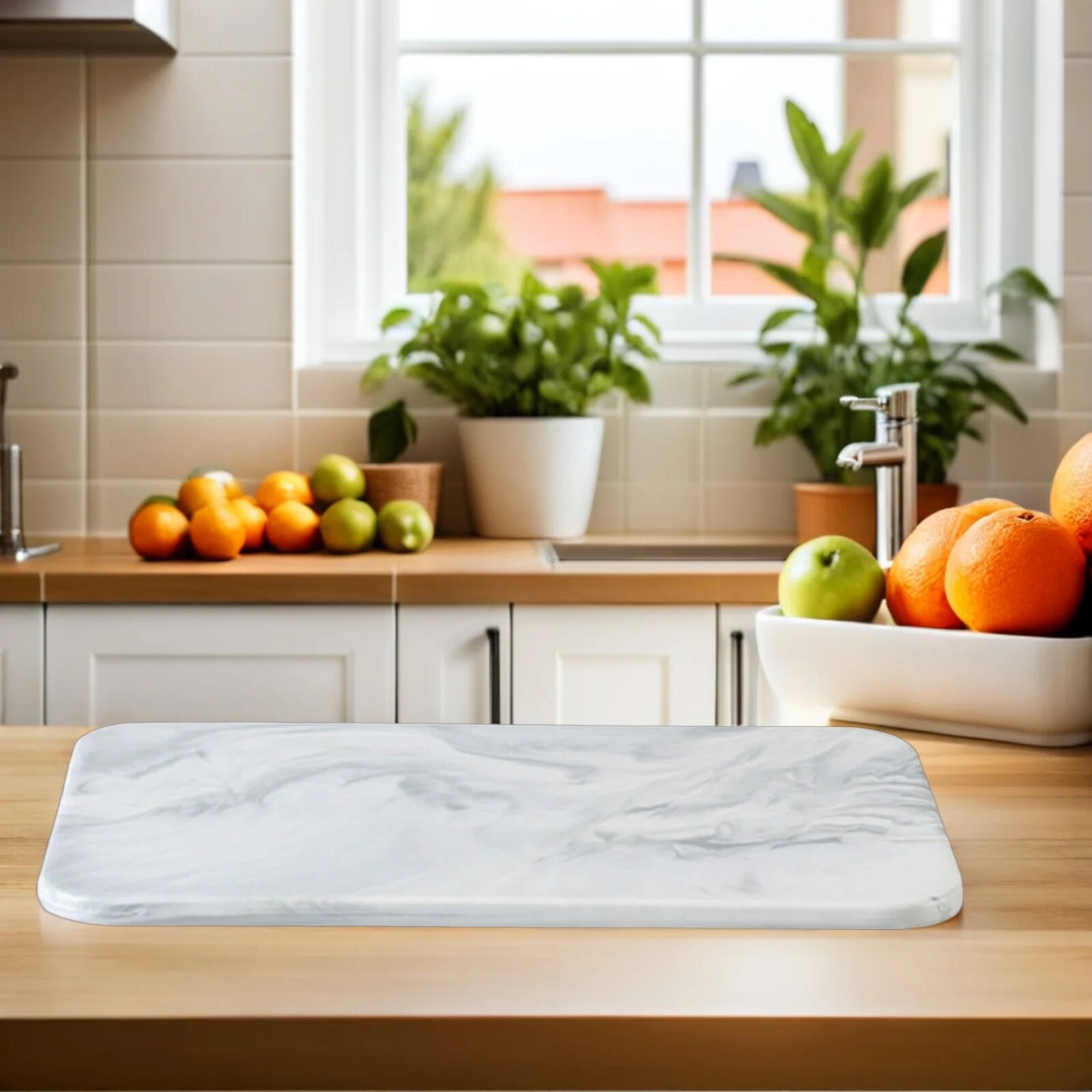 ROSENICE керамическая разделочная доска с мраморным узором — фото 1